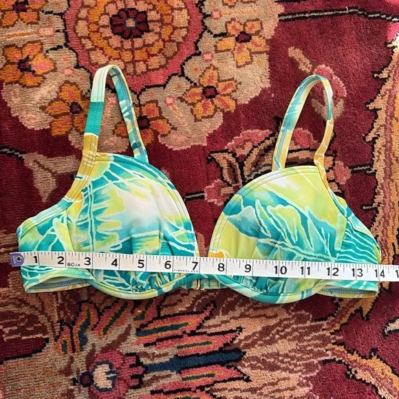 Vintage CHRISTINA Bikini NWT NEW floral beachy medium + large small? 90s - Picture 3 of 13